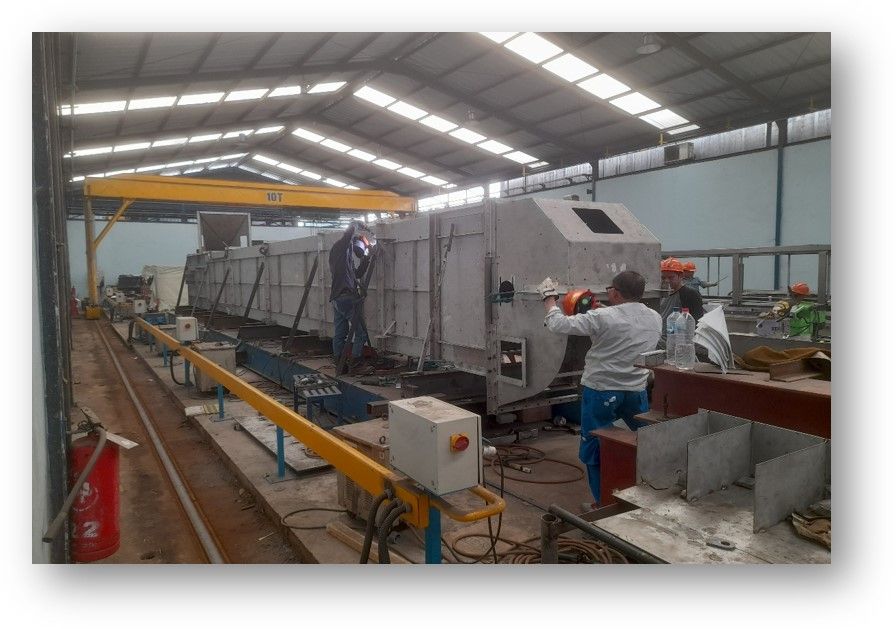 Bucket Elevator Casing for PT Pupuk Kalimantan Timur